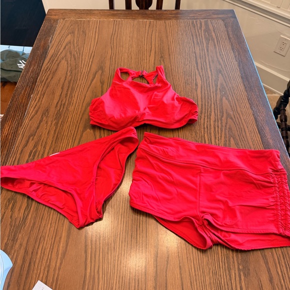 Athleta Other - Athleta Vibrant Red Swimwear